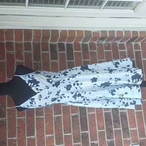 Yumi Kim Blue Flared Spaghetti Strap Dress.